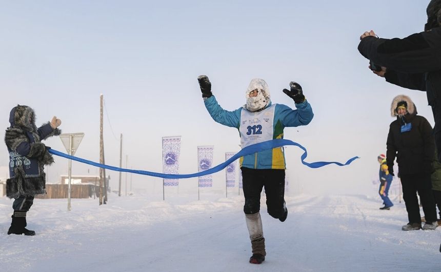Dünyanın En Soğuk Köyünde Maraton Koştular!