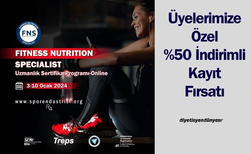 Fitness Beslenmesi Uzmanlık Sertifika Programı Ocak 2024